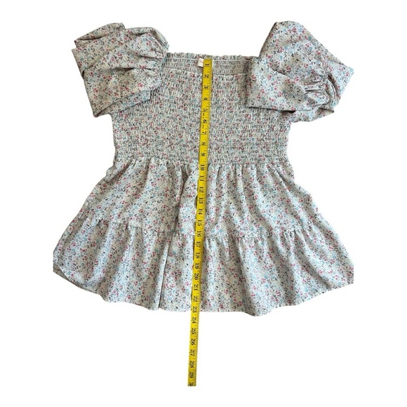 Hailey & Co. Boho Floral Off the Shoulder Blouse Size M Women - Picture 5 of 8